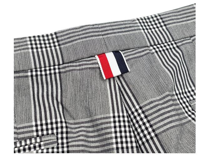 Thom Browne Pantaloni a quadri da donna Marrone - vista 4