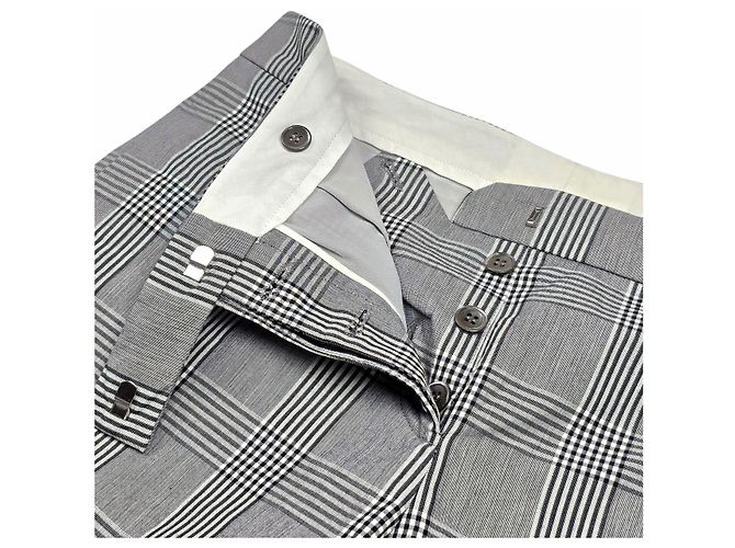 Thom Browne Pantaloni a quadri da donna Marrone - vista 6