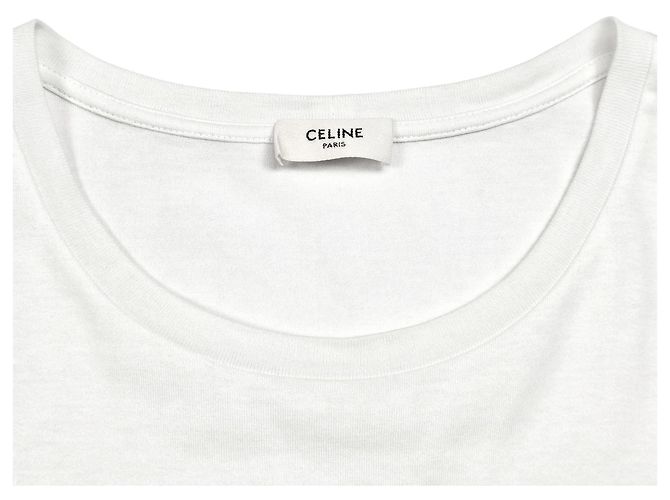 Céline Camiseta de manga corta para mujer Blanco - vista 4