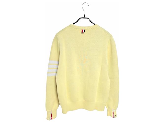 Thom Browne Milano Stitch Surf-Strick Gelb - Ansicht 2