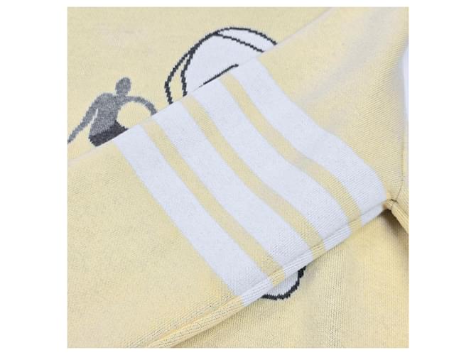 Thom Browne Milano Stitch Surf-Strick Gelb - Ansicht 3