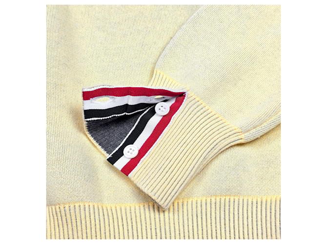 Thom Browne Milano Stitch Surf-Strick Gelb - Ansicht 5