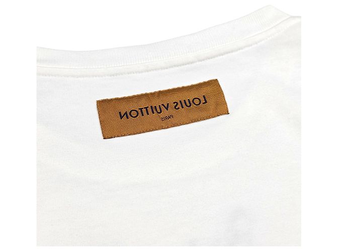 Louis Vuitton LV-Pendelt-Shirt mit kurzen Ärmeln Weiß - Ansicht 4