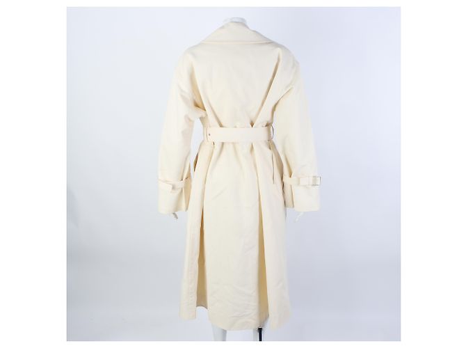 Abrigo Trench Jil Sander Blanco - vista 3