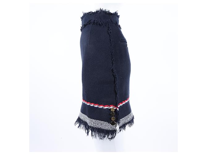 Falda de tweed Thom Browne Azul - vista 2