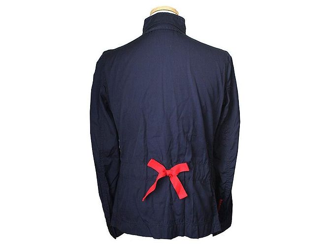 Prada Navy Jacke mit Stehkragen Blau - Ansicht 2