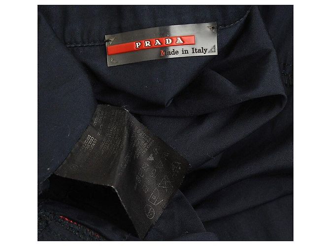 Prada Navy Jacke mit Stehkragen Blau - Ansicht 3