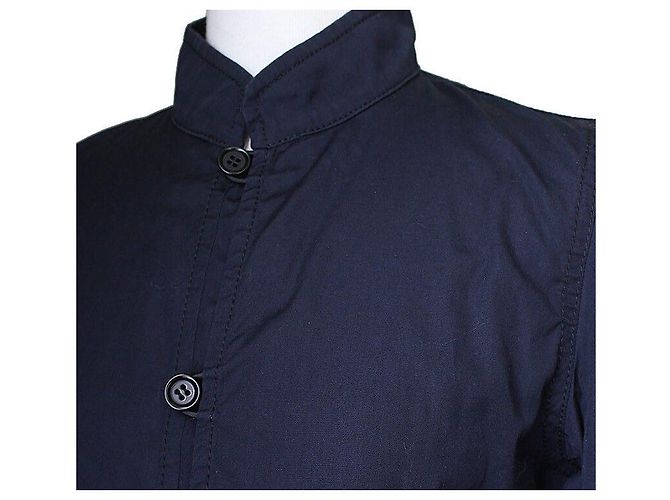 Prada Navy Jacke mit Stehkragen Blau - Ansicht 4