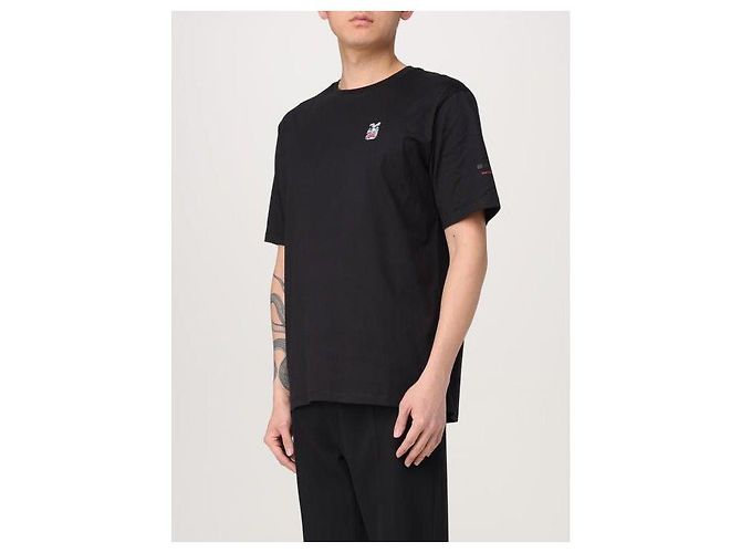 Bally Kurzarm-T-Shirt mit Wappen-Logo Schwarz - Ansicht 7