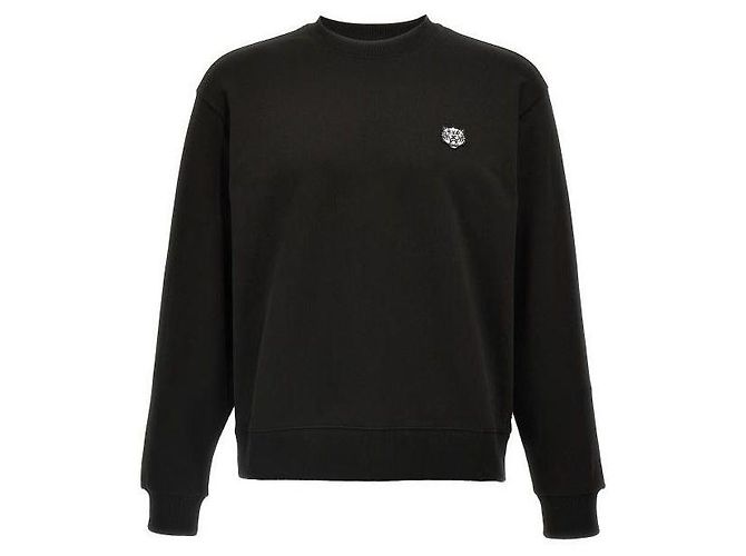 Kenzo Bestickter Happy Tiger Sweatshirt Schwarz - Ansicht 4