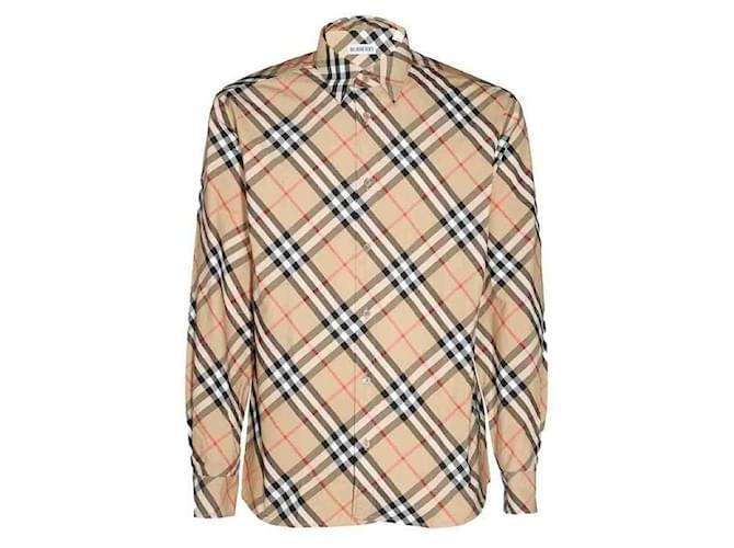 Burberry Camicia a quadri in cotone Bianco - vista 4