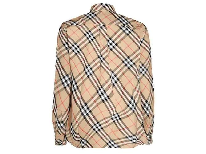 Burberry Camicia a quadri in cotone Bianco - vista 5
