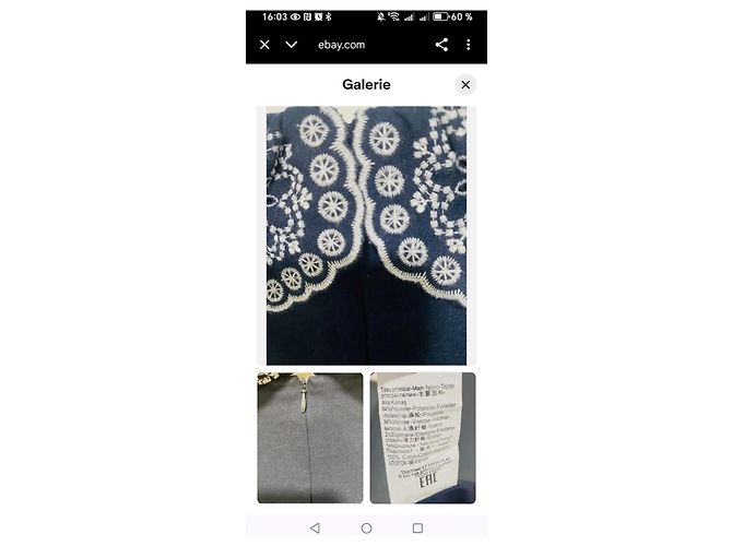 Tartine et Chocolat Chic Partykleid für Mädchen Marineblau - Ansicht 11