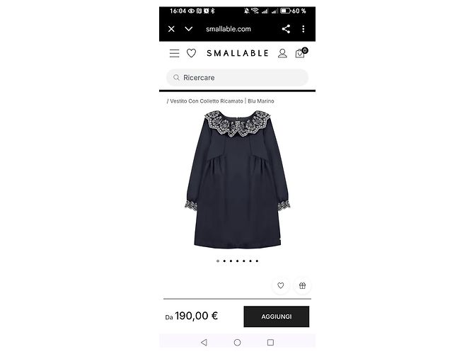 Tartine et Chocolat Chic Partykleid für Mädchen Marineblau - Ansicht 12