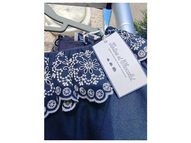 Tartine et Chocolat Chic Partykleid für Mädchen Marineblau - Ansicht 2