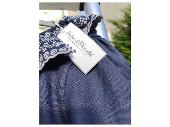 Tartine et Chocolat Chic Partykleid für Mädchen Marineblau - Ansicht 3