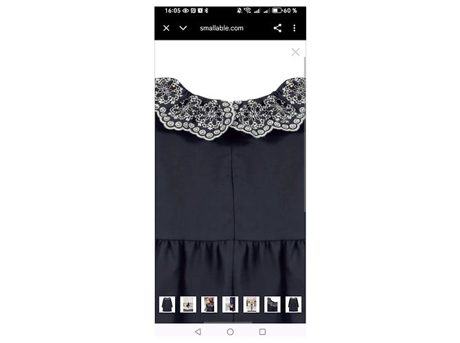 Tartine et Chocolat Chic Partykleid für Mädchen Marineblau - Ansicht 9