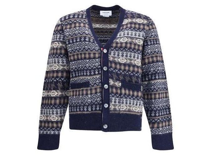 Thom Browne Coppia in misto lana merino Shetland spazzolata - vista 4