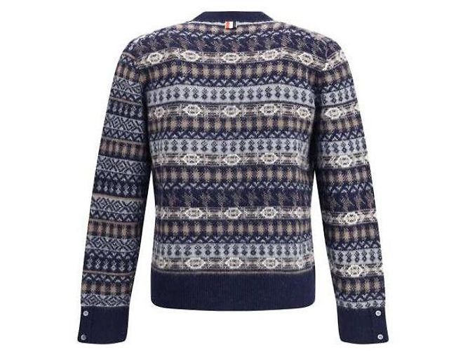 Thom Browne Coppia in misto lana merino Shetland spazzolata - vista 5