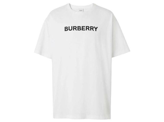 Burberry Oversized T-Shirt aus Baumwolle mit Logo-Print - Ansicht 4