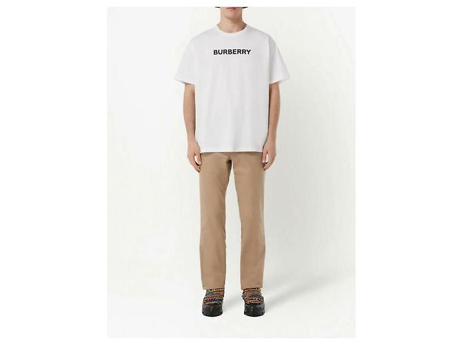 Burberry Oversized T-Shirt aus Baumwolle mit Logo-Print - Ansicht 5