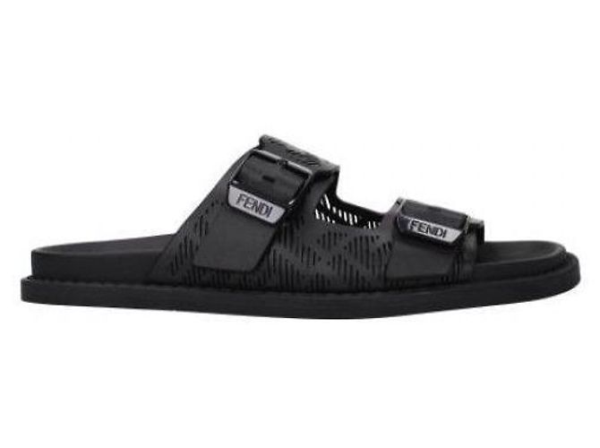 Fendi Infradito in pelle - vista 4