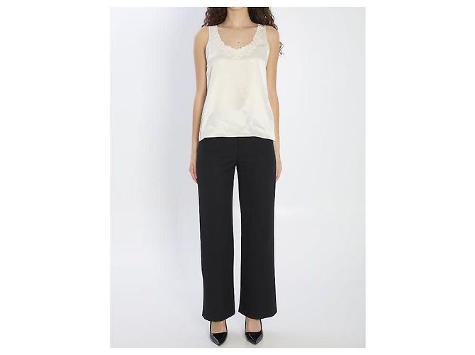 Céline Pantalones de Lana Diagonal - vista 8