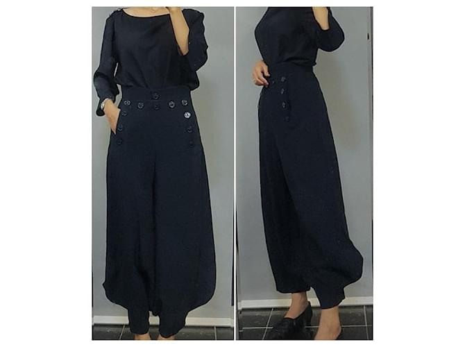 Chloé Pantalones Harem para mujer Negro - vista 8