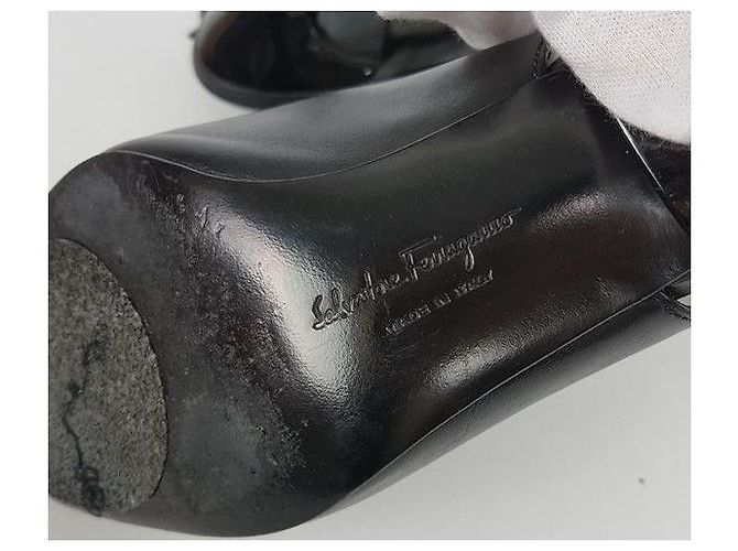 Salvatore Ferragamo Sandali da donna Nero - vista 2