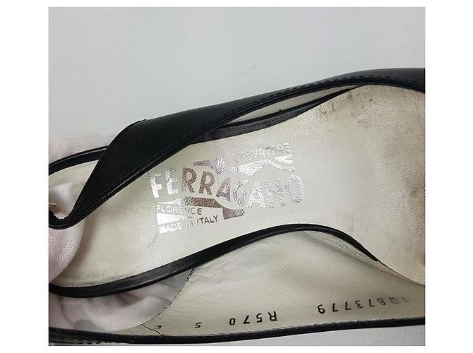 Salvatore Ferragamo Sandali da donna Nero - vista 4