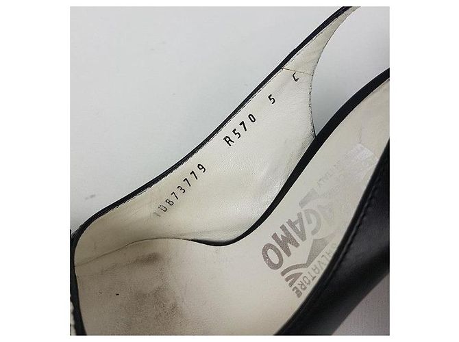 Salvatore Ferragamo Sandali da donna Nero - vista 5