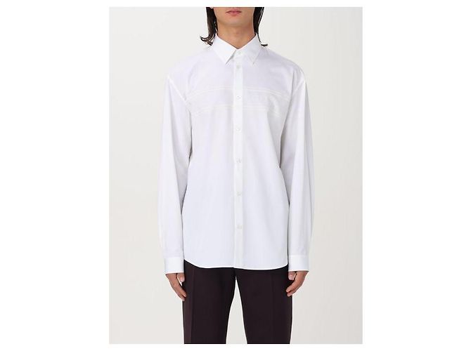 Gucci Camicia in cotone ricamata ZAQQU Rosso - vista 4