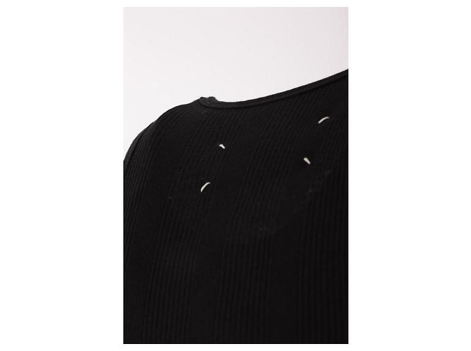 Maison Martin Margiela Canotta Label Nero - vista 7