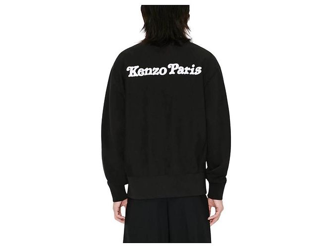 Kenzo Baumwoll-Sweatshirt Schwarz - Ansicht 8
