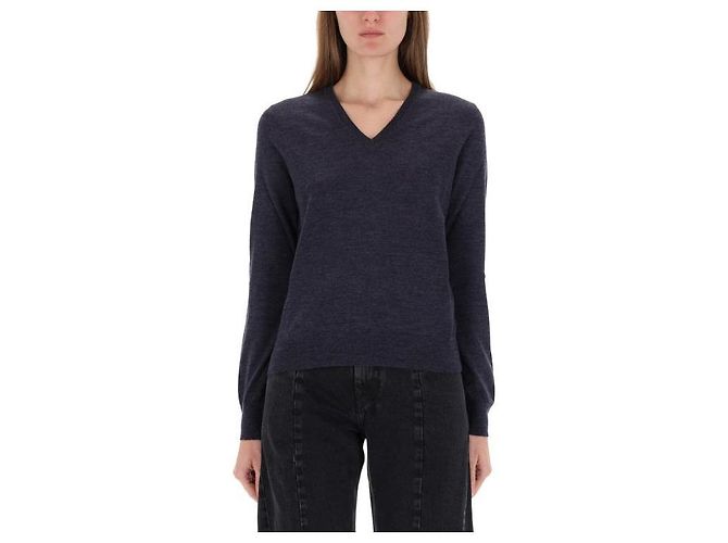 Maison Martin Margiela Suéter de lana Azul - vista 4