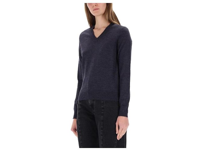 Maison Martin Margiela Suéter de lana Azul - vista 7