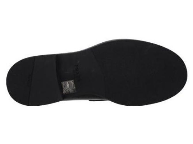 Prada Mocassins de couro escovado com logo triangular - vista 8
