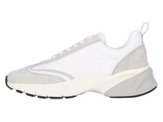 Tory Burch Sneakers Mohair Good Luck Trainer Bianco - vista 6