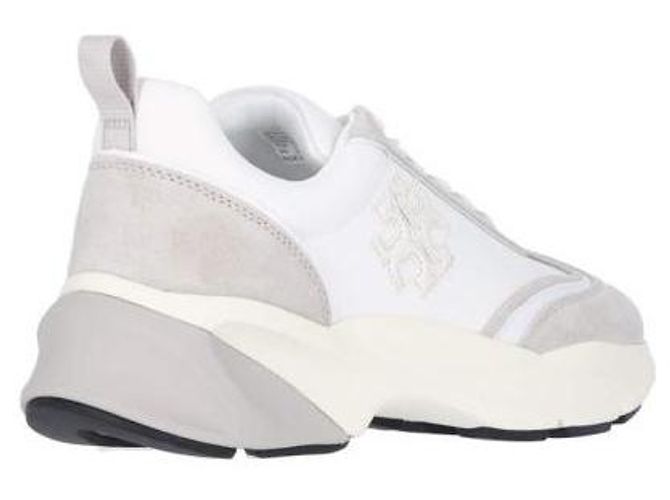 Tory Burch Sneakers Mohair Good Luck Trainer Bianco - vista 7