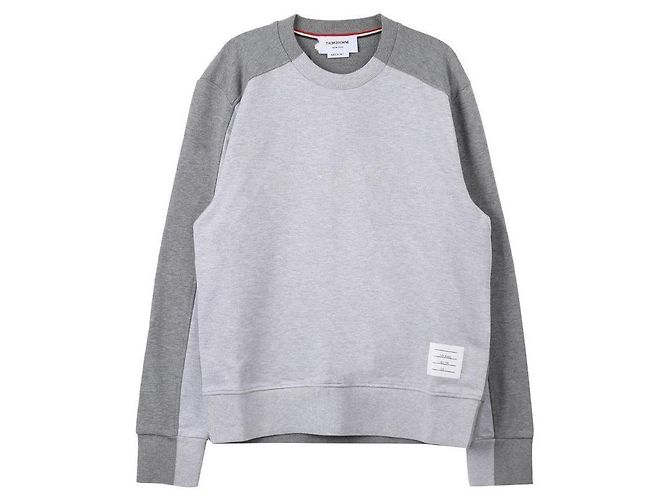 Thom Browne Herren Sweatshirt mit Streifen Braun - Ansicht 3