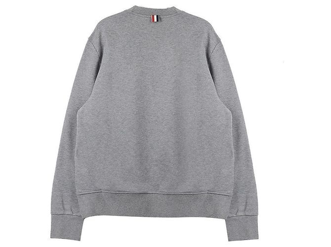 Thom Browne Herren Sweatshirt mit Streifen Braun - Ansicht 4