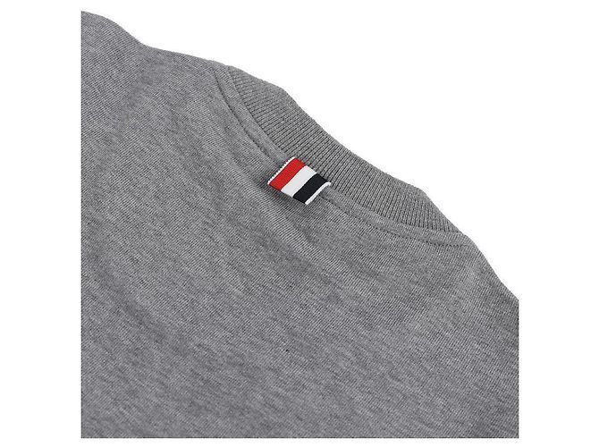 Thom Browne Herren Sweatshirt mit Streifen Braun - Ansicht 6