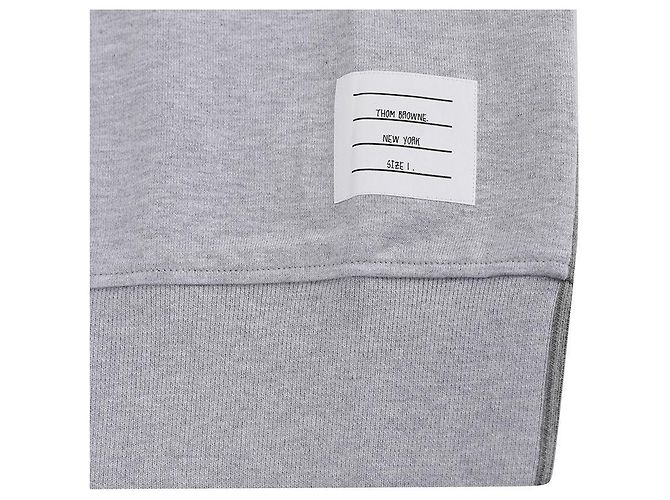 Thom Browne Herren Sweatshirt mit Streifen Braun - Ansicht 8