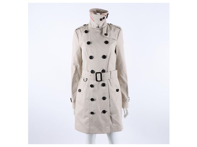 Trench Coat Burberry Marrone - vista 3