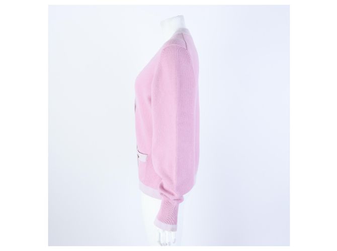 Chanel Cashmere-Cardigan Lila - Ansicht 2