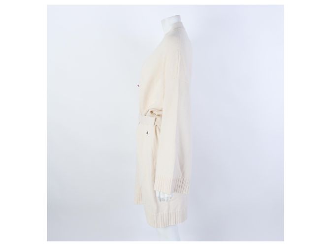 Cashmere-Cardigan von Hermès Weiß - Ansicht 2