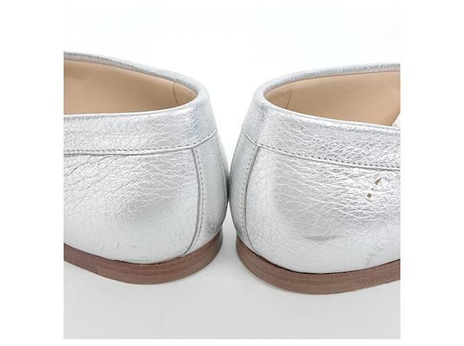 Mocassini Chanel Argento - vista 3