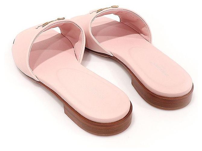 Capucines Louis Vuitton Mule piatte in pelle di vitello rosa LV Mare per donne - vista 5
