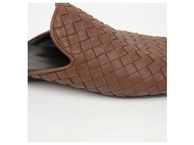Bottega Veneta Mocassino Intrecciato Taglia Marrone - vista 10