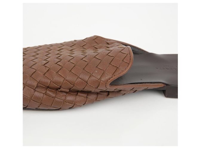 Bottega Veneta Mocassino Intrecciato Taglia Marrone - vista 12